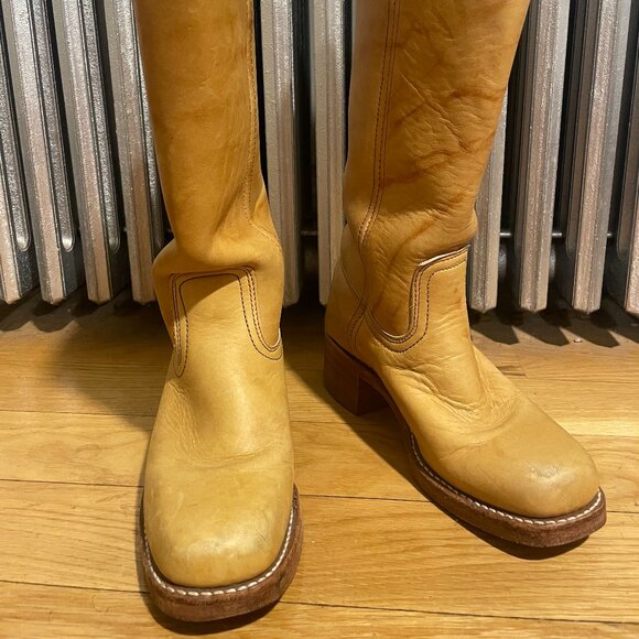 Frye Campus Boot Banana Made in USA - Size 6.5 - Picture 1 of 5
